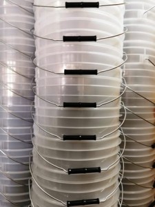 egge Grit Shield® BOX 12 x Wiadro American Style Transparent + 12 x separator + 12 x Washboard hurt