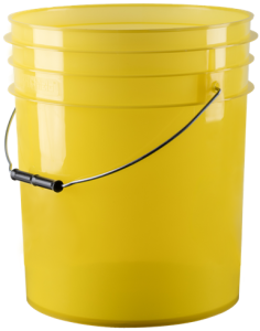 egge Grit Shield® Wiadro American Style Transparent Yellow Bucket Detailing hurt