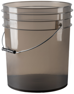 egge Grit Shield® Wiadro American Style Transparent Black Bucket Detailing hurt