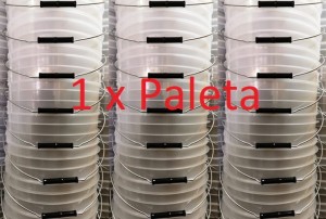 egge Grit Shield® 120 x Wiadro American Style Transparent + 120 x separator + 120 x Washboard 1 paleta hurt